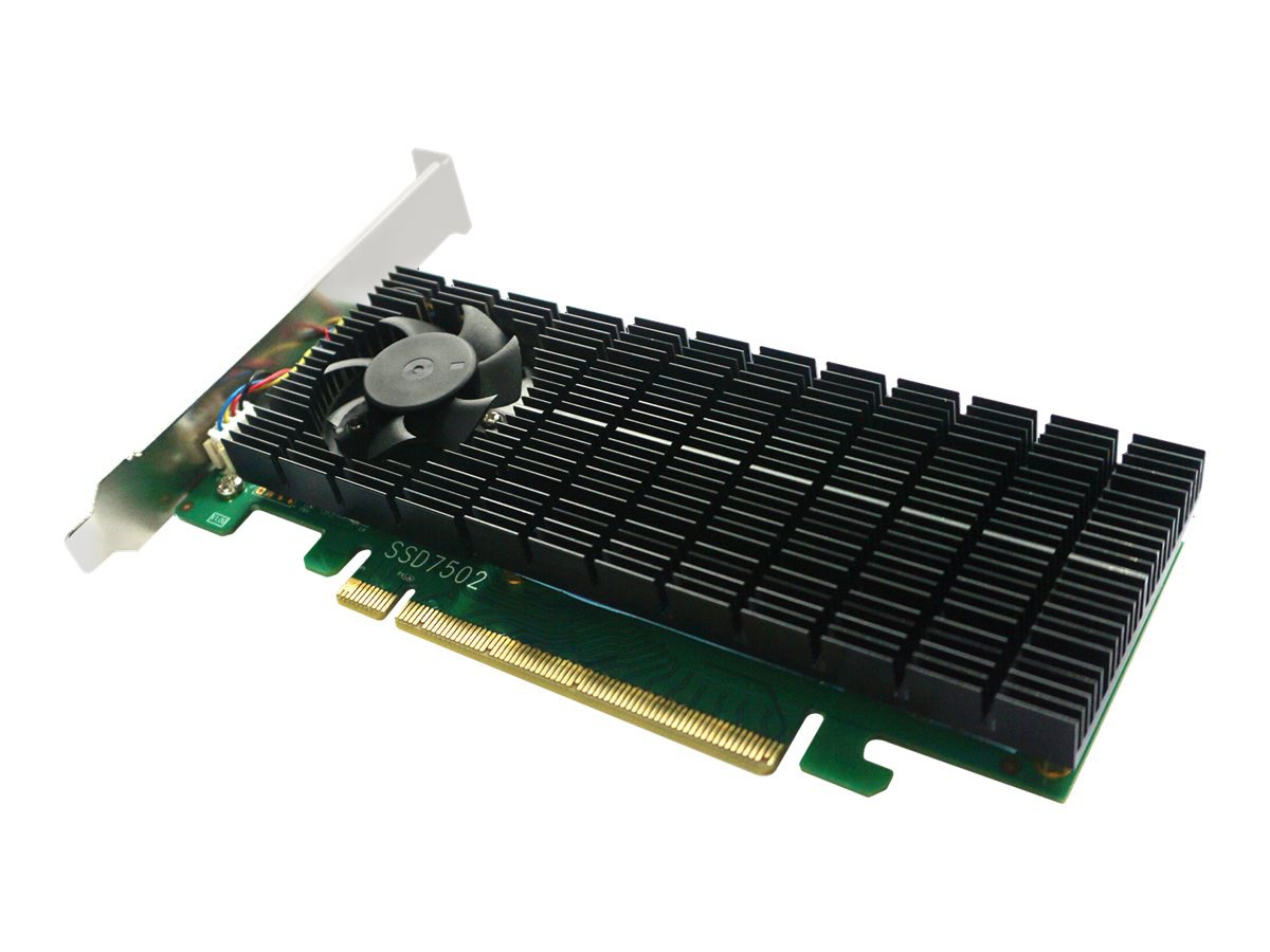 HighPoint SSD7502 - storage controller (RAID) - M.2 NVMe Card - PCIe 4.0 x16