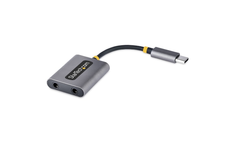 Eksklusiv Regenerativ søn StarTech.com USB-C Headphone Splitter USB Type C Dual Headset Adapter w/Mic  USB C to 3.5mm Adapter - USBC-AUDIO-SPLITTER - Audio & Video Cables -  CDW.com