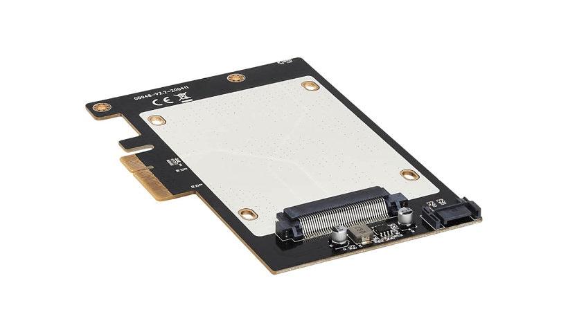 Tripp Lite U.2 to PCIe Adapter for 2.5" NVMe U.2 SSD, SFF-8639, PCI Express (x4) Card - interface adapter - U.2 NVMe /