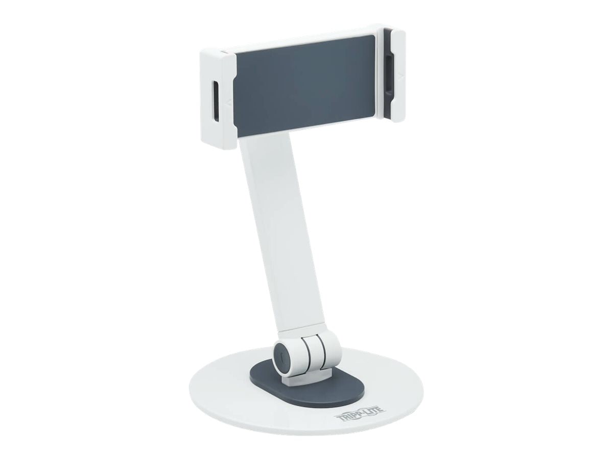 Eaton Tripp Lite Series Full-Motion Smartphone and Tablet Desktop Mount, White stand - for tablet - white