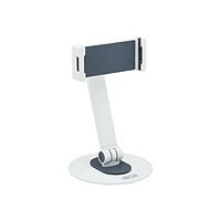 Tripp Lite Full-Motion Smartphone and Tablet Desktop Mount, White - stand - for tablet - white