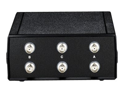 Black Box ABC (2 to 1) Dual BNC Coax Switch Chassis Style A