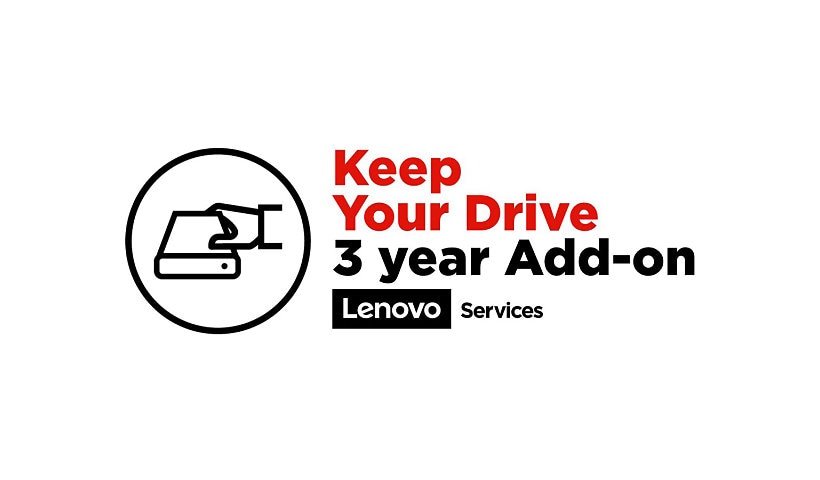 Lenovo Keep Your Drive for Onsite Delivery - extended service agreement - 3 years - School Year Term