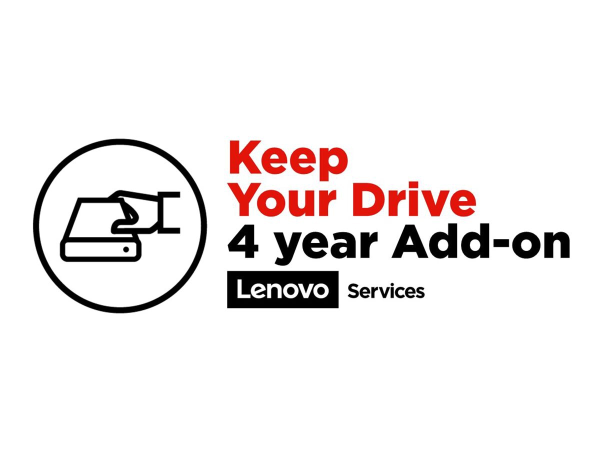 Lenovo Keep Your Drive for Depot Delivery - extended service agreement - 4 years - School Year Term