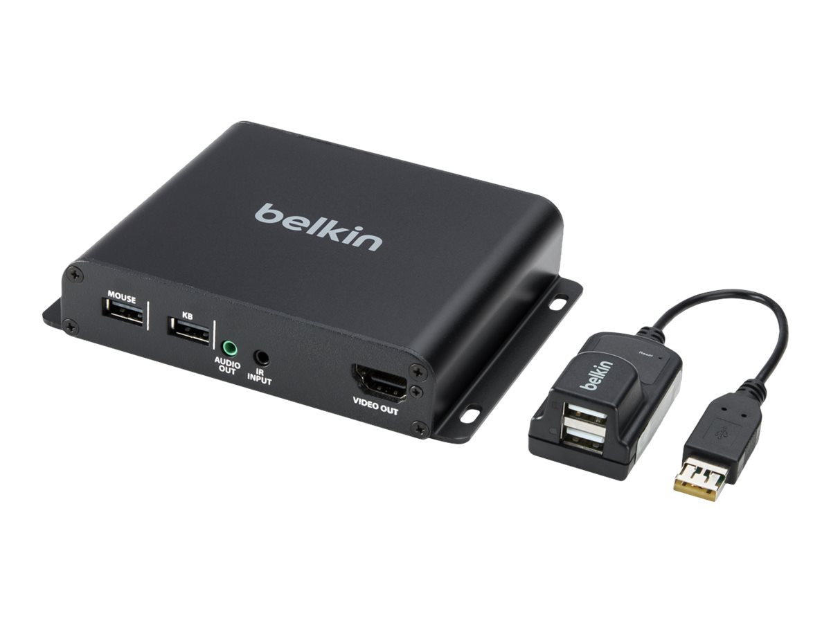 Belkin - KVM / audio extender - HDMI, DisplayPort - TAA Compliant