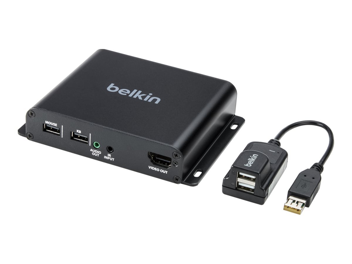 Belkin - KVM / audio extender - HDMI, DisplayPort - TAA Compliant
