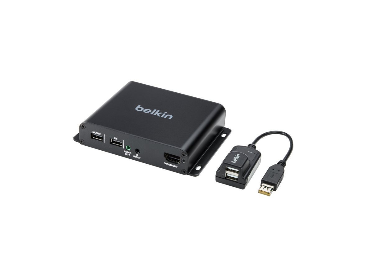 Belkin - KVM / audio extender - HDMI, DisplayPort - TAA Compliant