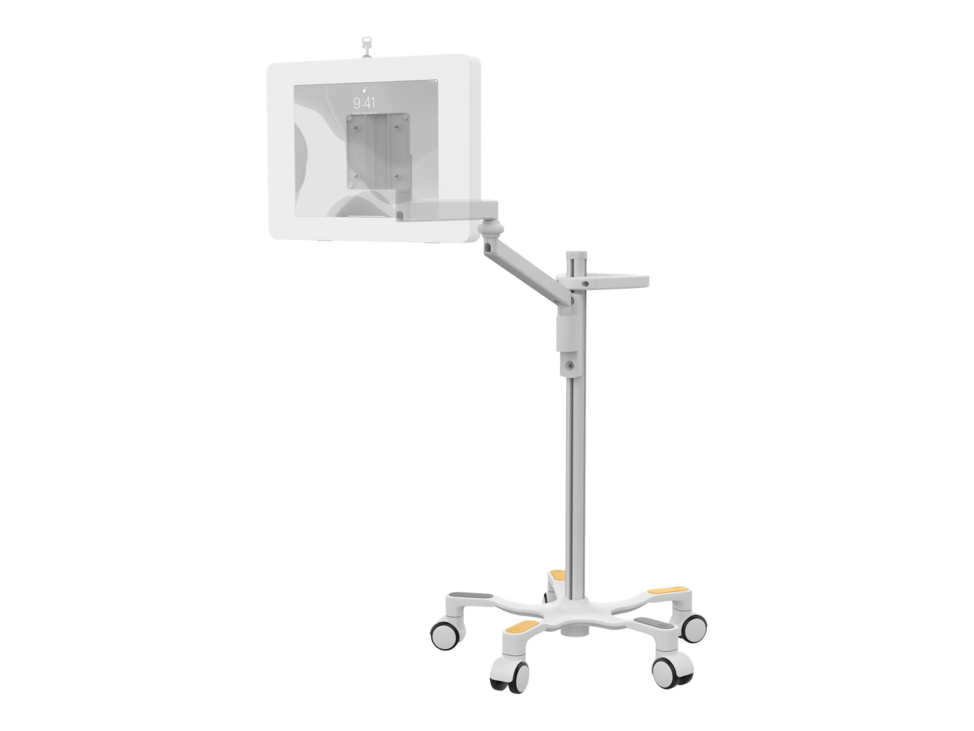 CTA Medical VESA-Compatible Articulating Arm Rolling Floor Stand