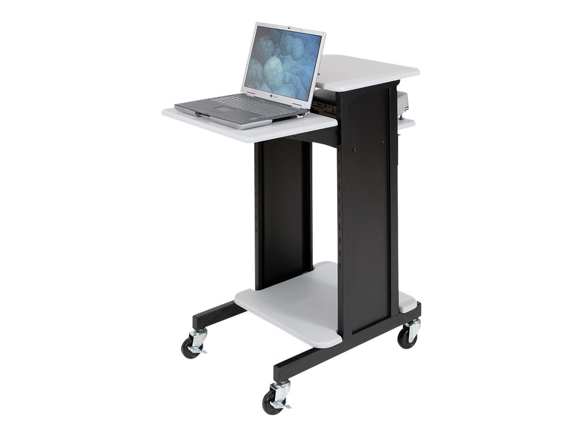 BALT Presentation Cart - cart - for projector / notebook - gray, black