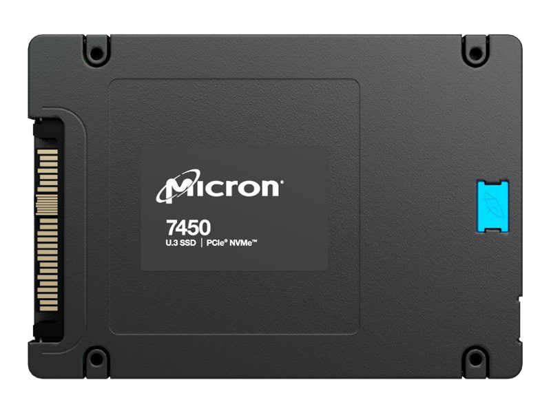 Micron 7450 MAX - SSD - Enterprise - 3200 GB - U.3 PCIe 4.0 (NVMe) - TAA Compliant