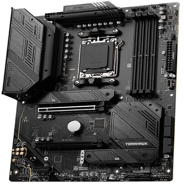 MSI MAG B650 TOMAHAWK WIFI Gaming Desktop Motherboard - AMD B650 Chipset - Socket AM5 - ATX