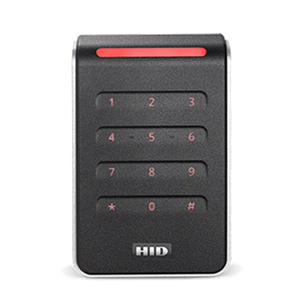 HID Signo 40K Contactless Smart Card Keypad Reader - Black/Silver