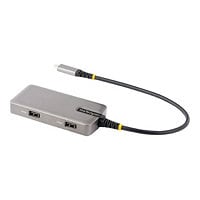 StarTech.com USB-C Multiport Adapter, 4K60Hz HDMI, HDR, 2-Port 5Gbps USB Hub, 100W PD Pass-Through, GbE, Mini Dock,