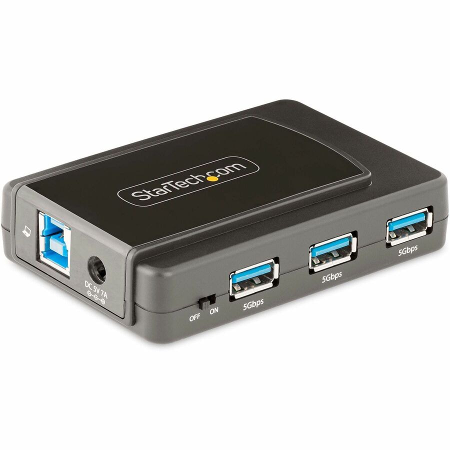 StarTech.com 7-Port USB Hub, Self Powered, USB 3.0 (5Gbps) Hub, 7x USB-A