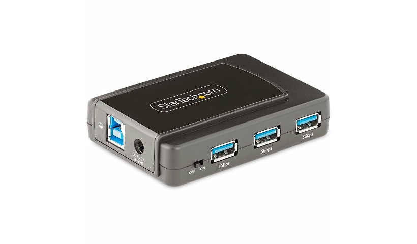 StarTech.com 7-Port USB Hub w/ On/Off Switch USB 3.0 5Gbps USB-A to 7x USB-A Self Powered