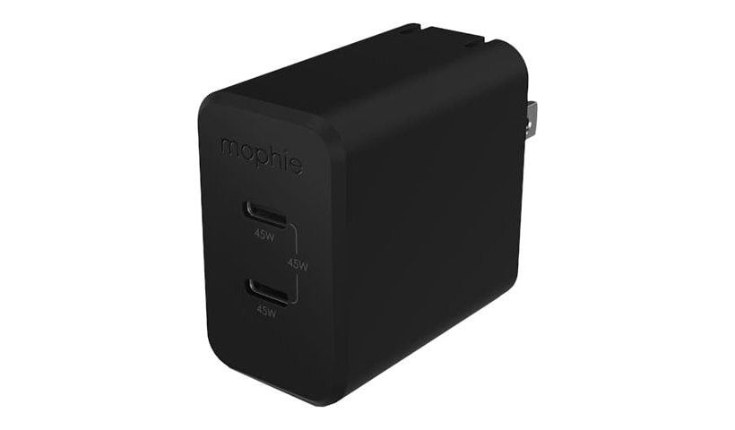 mophie speedport 45 power adapter - GaN technology - 24 pin USB-C - 45 Watt