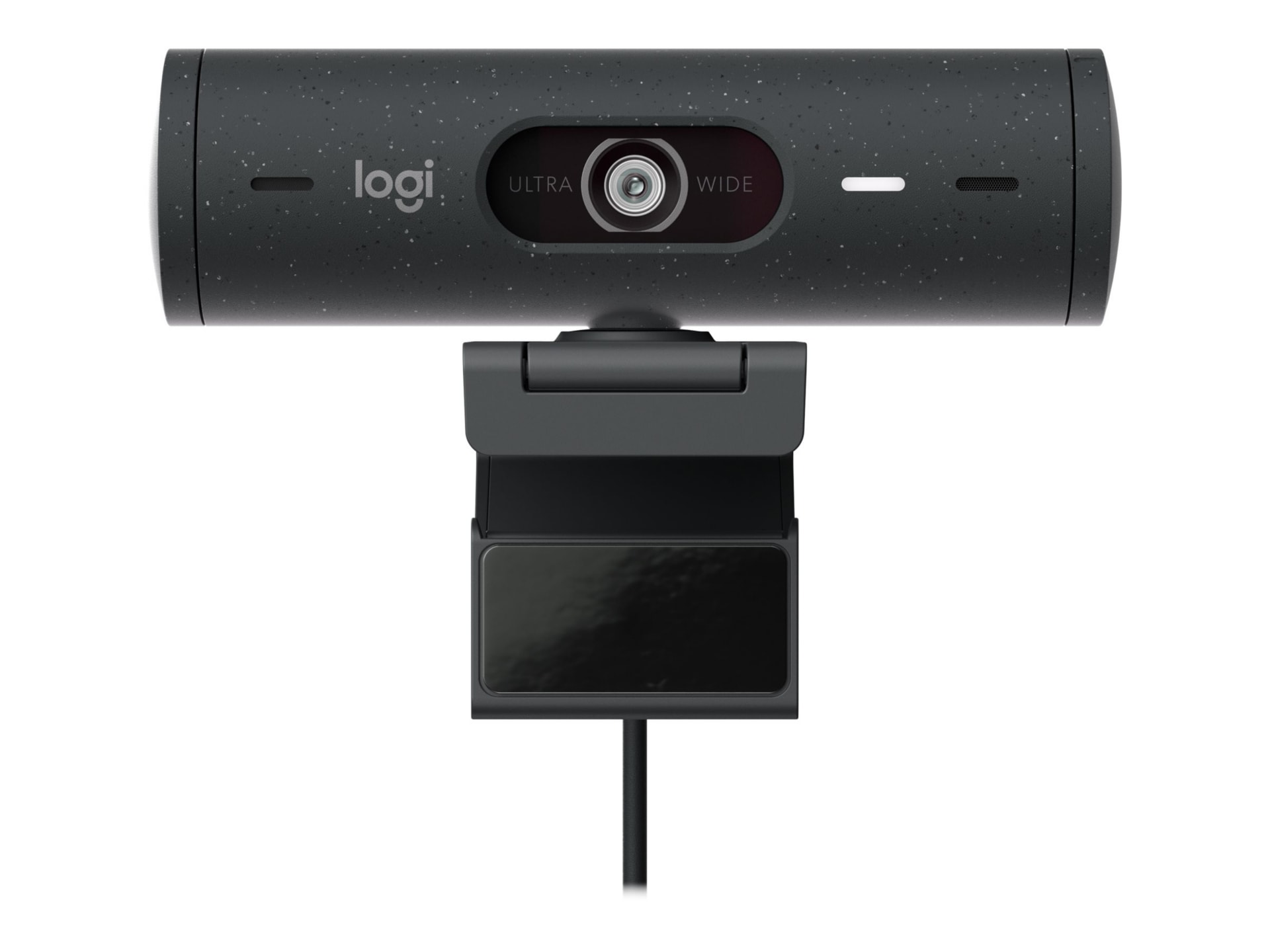 Logitech Brio 505 Full HD webcam with auto light correction, auto-framing, Show Mode, dual noise reduction mics, privacy