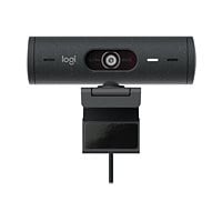 Caméra Web à HD intégrale Logitech Brio 505 avec correction automatique de la lumière, cadrage automatique,