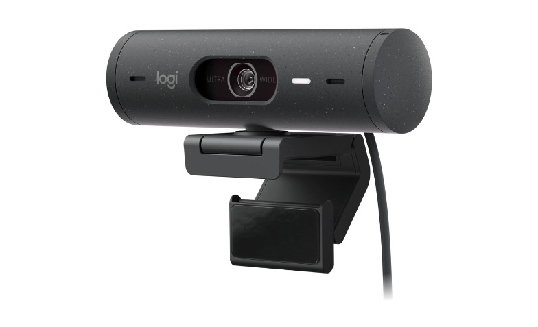 Logitech Brio 505 Full HD webcam with auto light correction, auto