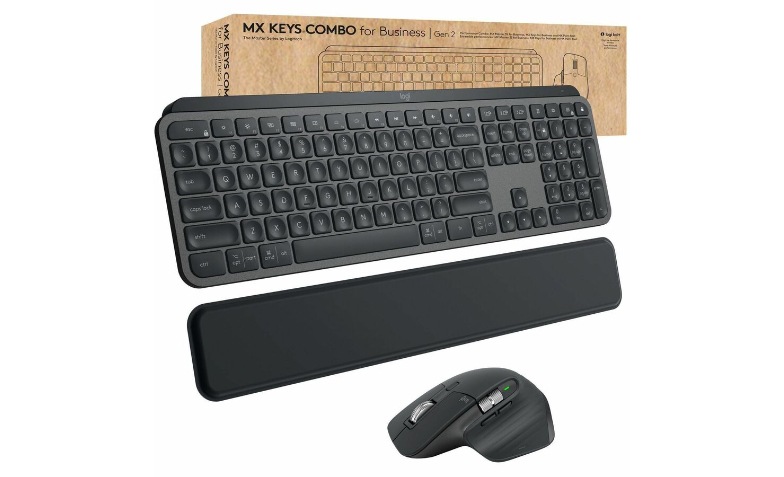 Logitech MX Keys Combo for Business Wireless Gen 2 Keyboard and