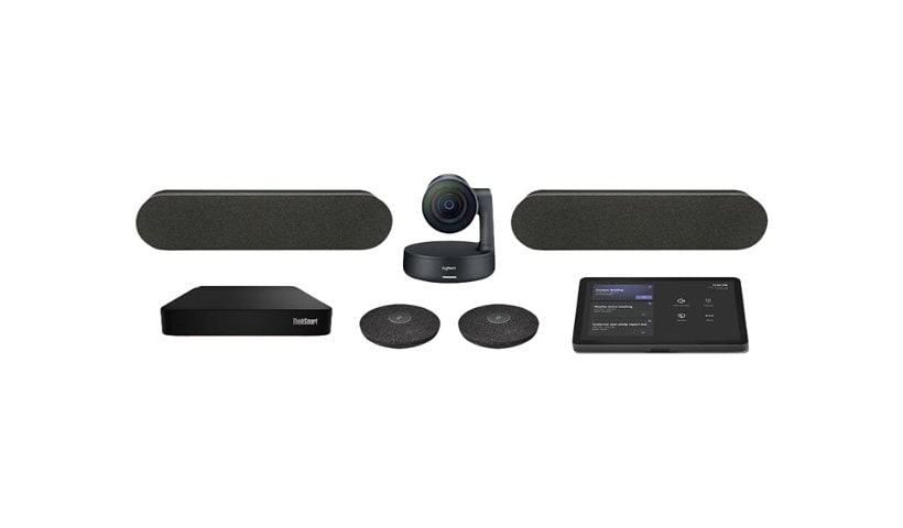 Logitech Large Microsoft Teams Rooms on Windows with Tap + Rally Plus + Lenovo ThinkSmart Core - video conferencing kit