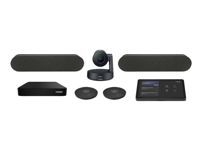 Logitech Large Microsoft Teams Rooms on Windows with Tap + Rally Plus + Lenovo ThinkSmart Core - video conferencing kit