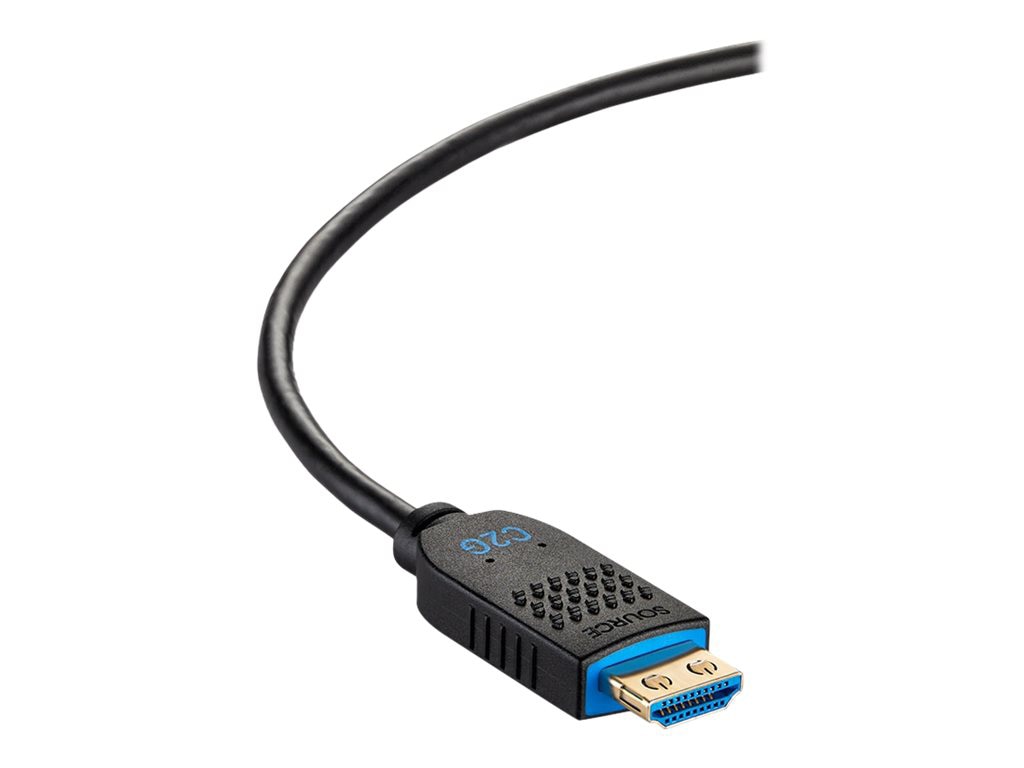 C2G Performance Series 15ft 4K HDMI Active Optical Cable - High Speed HDMI AOC Cable - Plenum Rated - 4K 60Hz - M/M