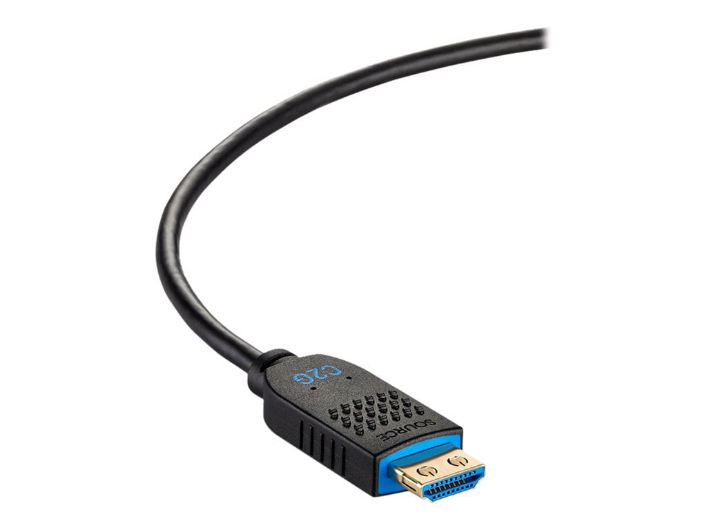 C2G Performance Series 100ft High Speed HDMI Active Optical Cable - 4K HDMI AOC Cable - Plenum Rated - HDMI 2.0 - 60Hz