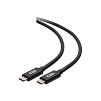 C2G 3.3ft USB C Cable - USB C to USB C Cable - USB 3.2 - 40 Gbps - 100W - Black - M/M