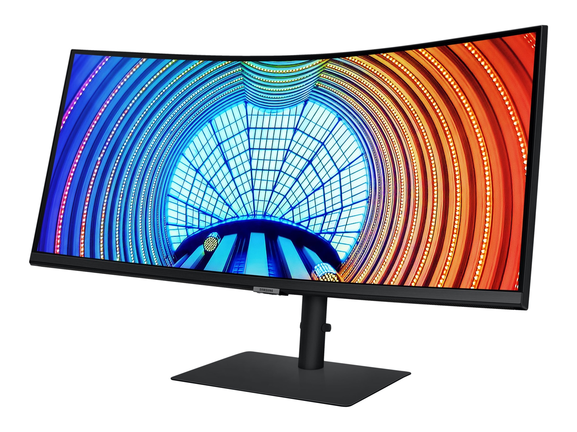 Thumbnail 3 of 17 for Samsung 34" ViewFinity S65UA Ultra-WQHD Curved Monitor - USB-C, - HDR10 - 100Hz - AMD FreeSync - Black