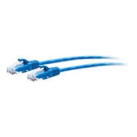 C2G 1ft Cat6a Snagless Unshielded (UTP) Slim Ethernet Patch Cable - Blue