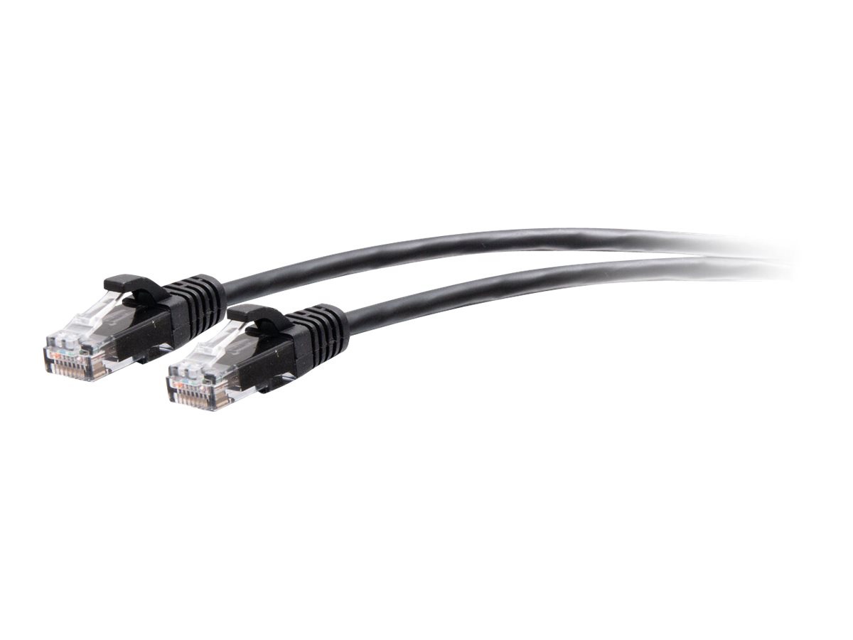 C2G 5ft (1.5m) Cat6a Snagless Unshielded (UTP) Slim Ethernet Network Patch Cable - Black - patch cable - 1.5 m - black