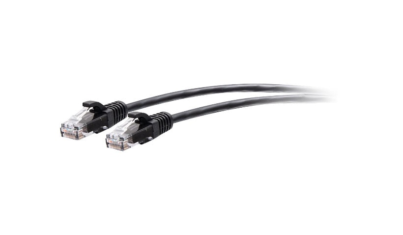 C2G 5ft Cat6a Snagless Unshielded (UTP) Slim Ethernet Patch Cable - Black
