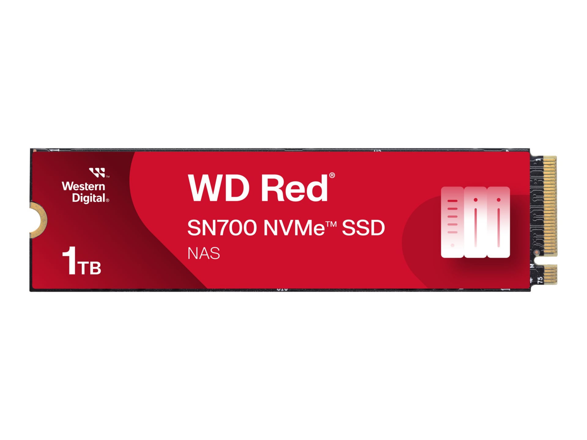 WD Red SN700 WDS100T1R0C - SSD - 1 TB - PCIe 3.0 x4 (NVMe)