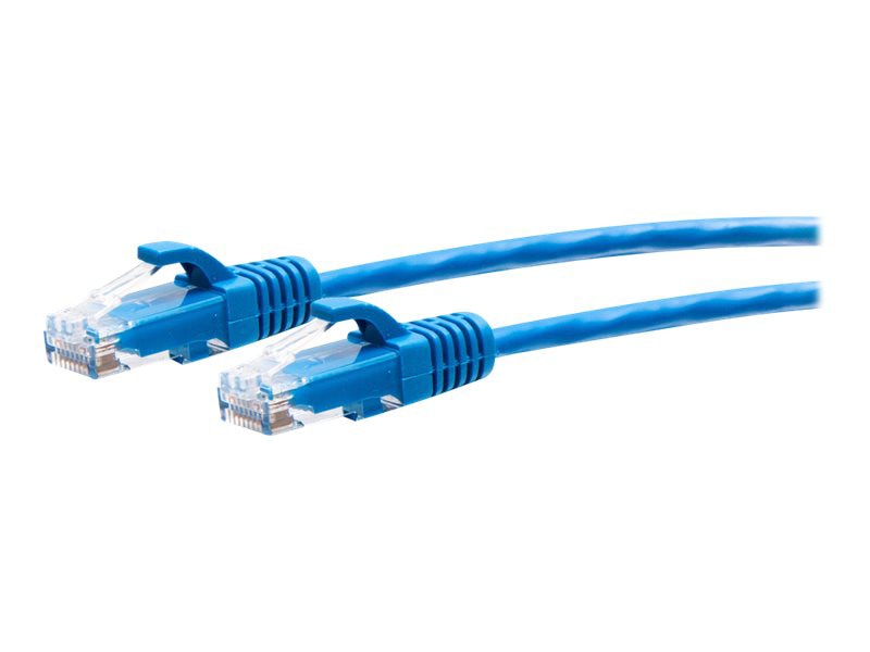 Cat6 Ethernet Patch Cable, Snagless Molded Boot, UTP, 7ft Blue