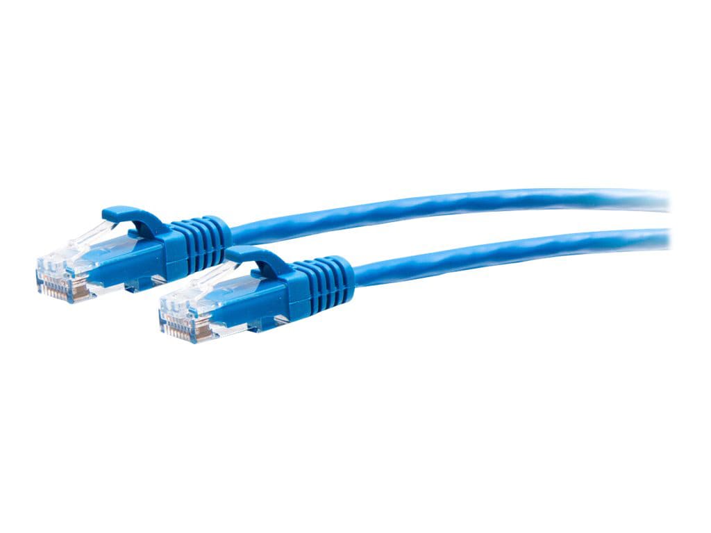 C2G 15ft (4.5m) Cat6a Snagless Unshielded (UTP) Slim Ethernet Network Patch Cable - Blue - patch cable - 15 ft - blue