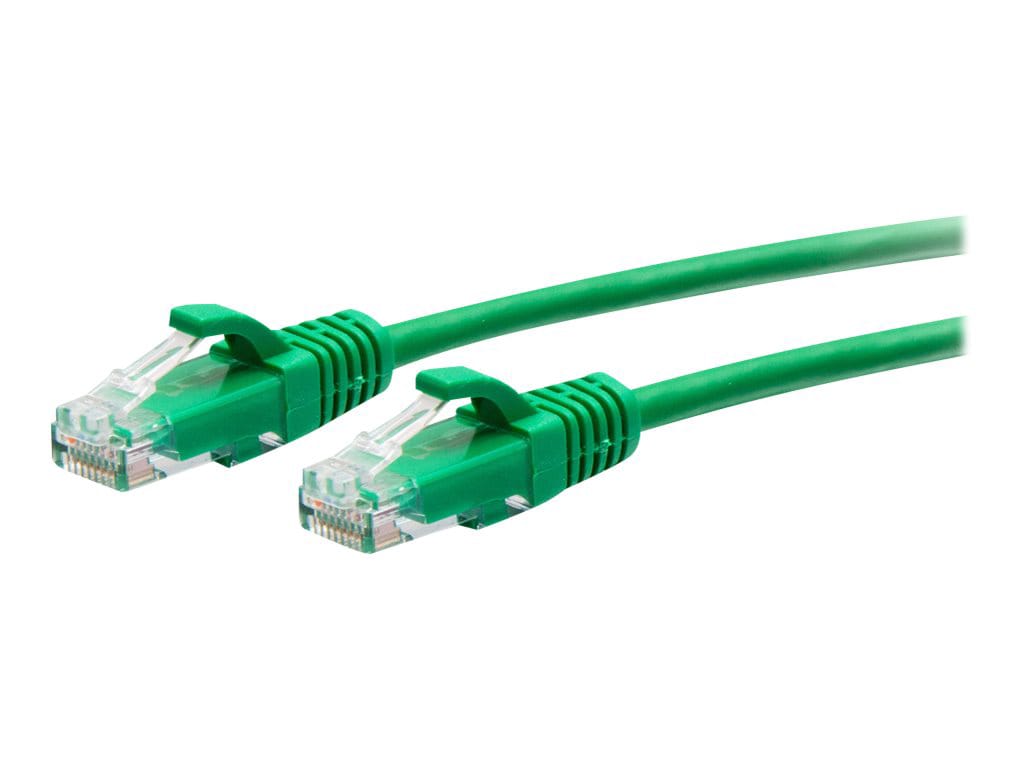 C2G 7ft Cat6a Snagless Unshielded (UTP) Slim Ethernet Cable - Cat6a Slim Network Patch Cable - Green