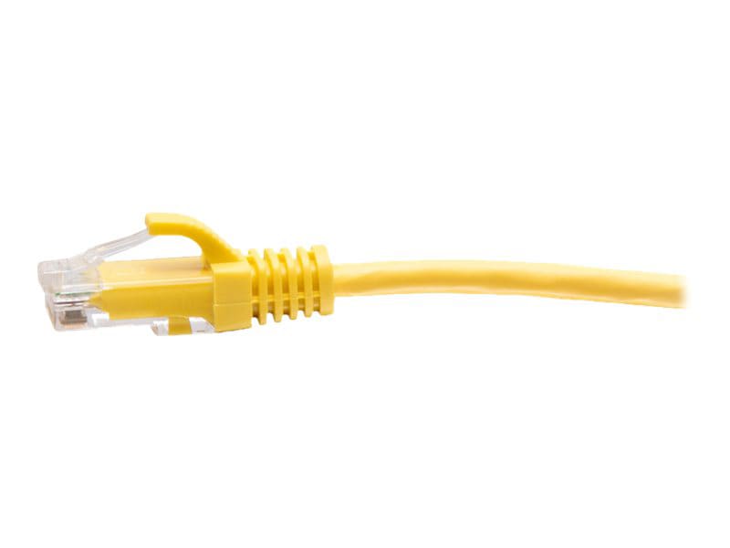 C2G 3ft (0.9m) Cat6a Snagless Unshielded (UTP) Slim Ethernet Network Patch Cable - Yellow - patch cable - 3 ft - yellow