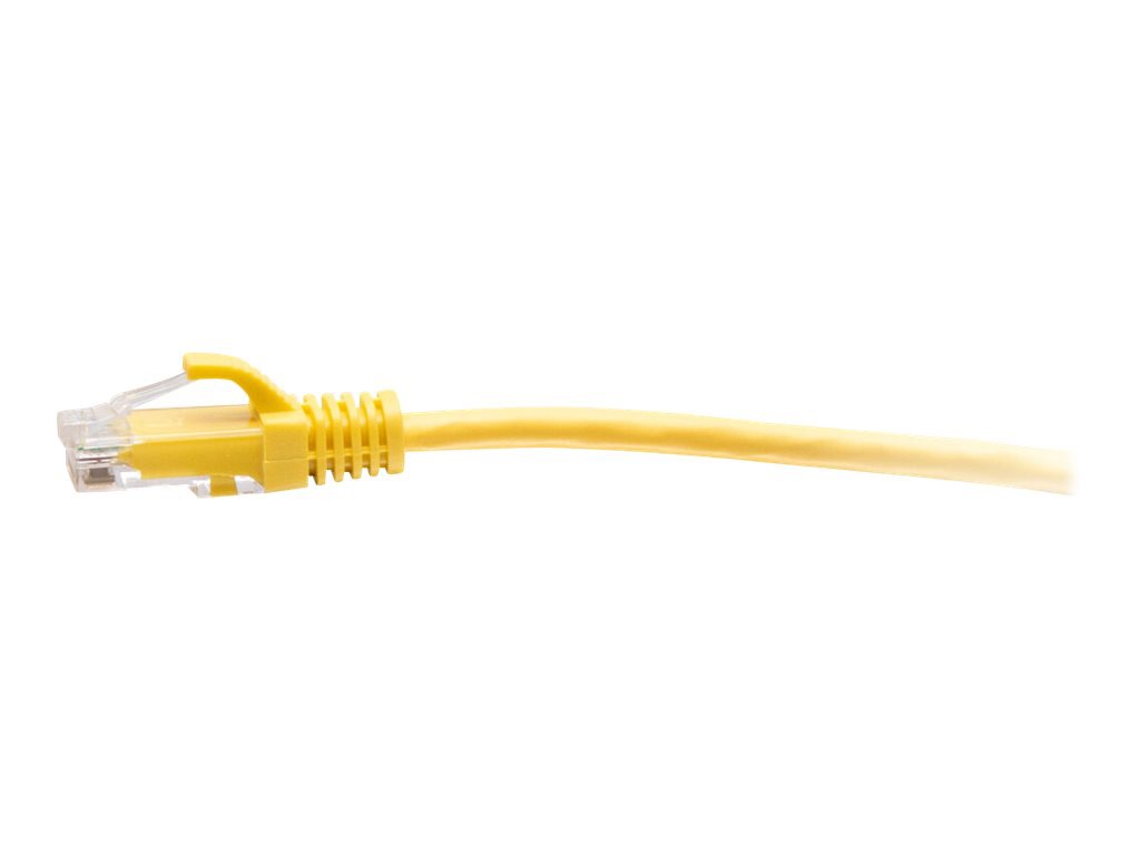 Thumbnail 2 of 2 for C2G 3ft (0.9m) Cat6a Snagless Unshielded (UTP) Slim Ethernet Network Patch Cable - Yellow - patch cable - 3 ft - yellow