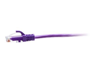 Thumbnail 2 of 2 for C2G 1ft (0.3m) Cat6a Snagless Unshielded (UTP) Slim Ethernet Network Patch Cable - Purple - patch cable - 1 ft - purple