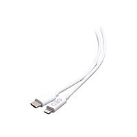 C2G 10ft USB C to Lightning Cable - MFi Certified iPhone Charging Cable - 20W, 480Mbps - White