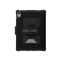UAG Metropolis Series Rugged Case for iPad 10.9 (10th Gen, 2022) - Metropolis w Handstrap Black - flip cover for tablet
