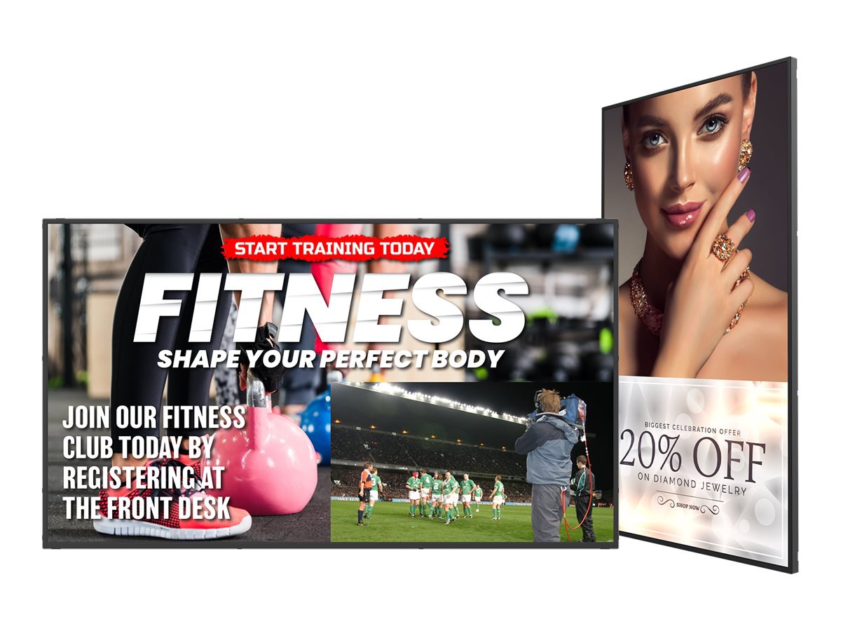 Planar UltraRes P Series URP49-T 49" LED-backlit LCD Touchscreen Display - 4K - for interactive communication - TAA