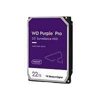 WD Purple Pro WD221PURP - hard drive - 22 TB - surveillance, smart video -