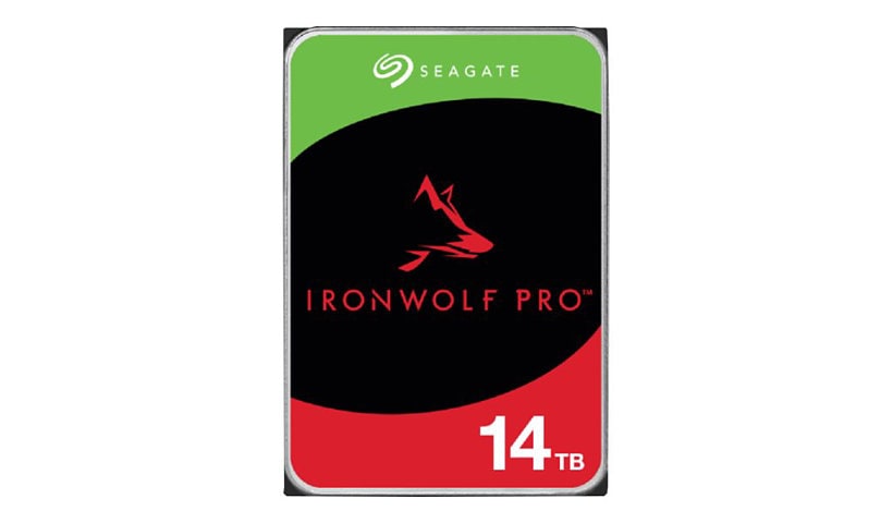 Seagate IronWolf Pro ST14000NT001 - hard drive - 14 TB - SATA 6Gb/s