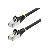 StarTech.com 3ft CAT6a Ethernet Cable, Black Low Smoke Zero Halogen (LSZH)