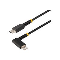 StarTech.com 6ft (2m) Durable USB-C to Lightning Cable, Right-Angled Heavy