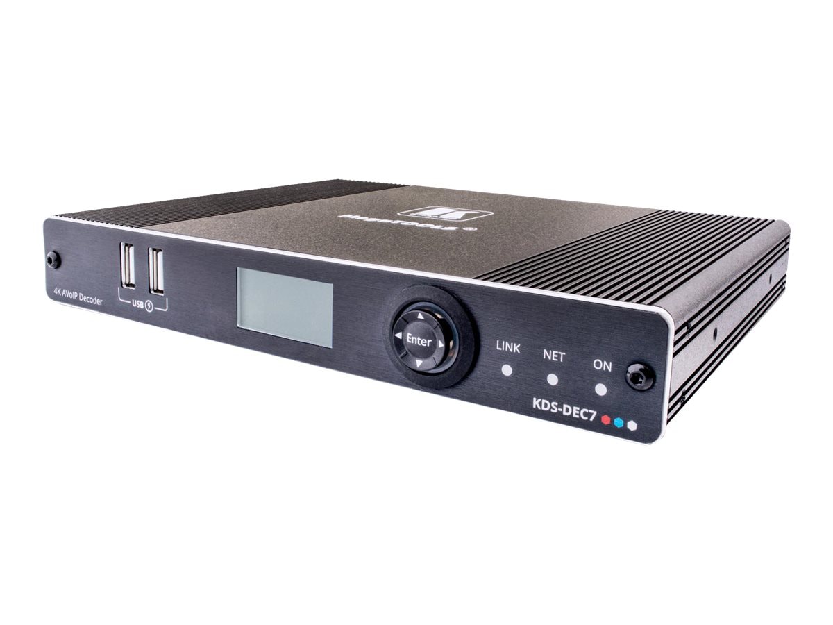 Kramer KDS-DEC7 audio/video over IP decoder