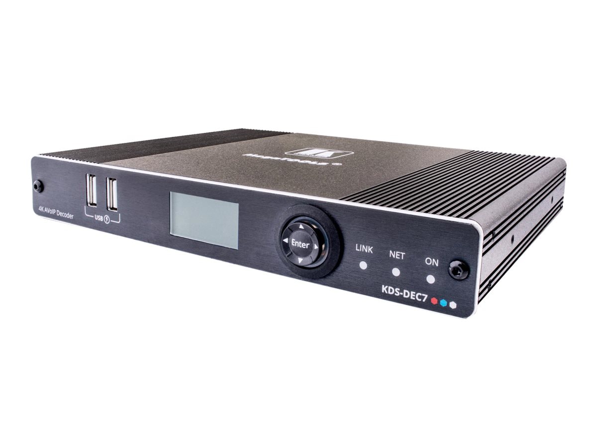 Kramer AVoIP Decoder for 4K Over 1G Network