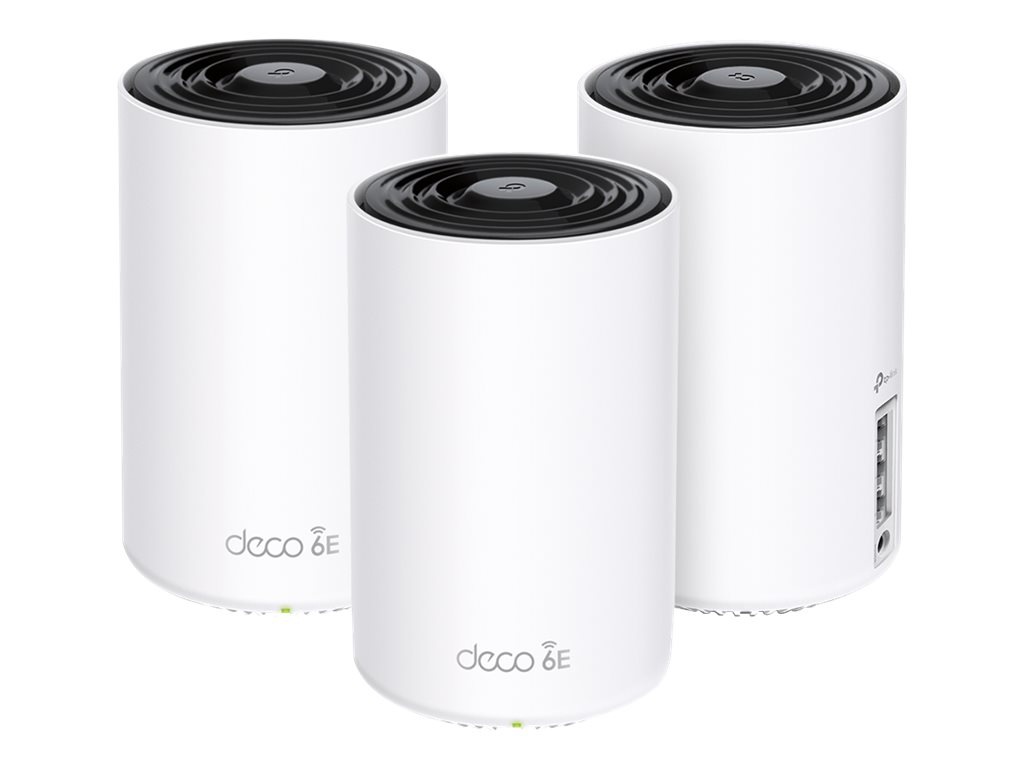 TP-Link Deco XE75 V1 - Wi-Fi system - Wi-Fi 6E - Wi-Fi 6 - desktop
